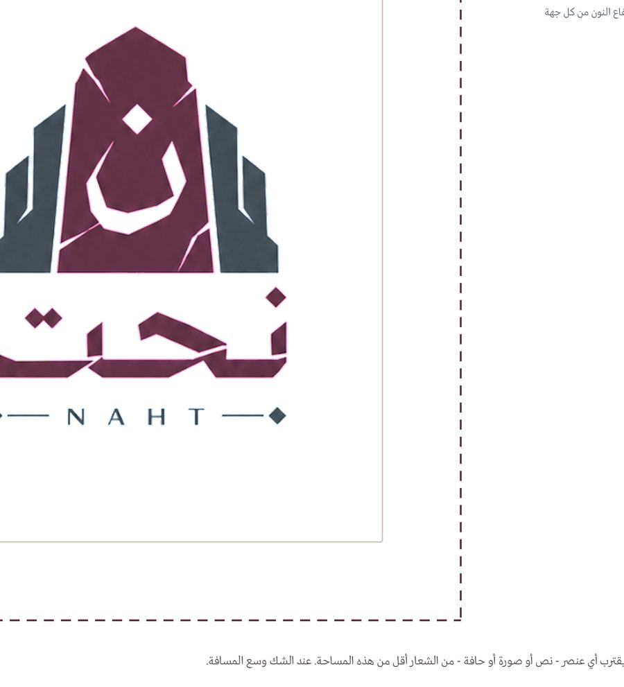 المساحة الآمنة للشعار